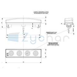 Obrysová lampa LD 746