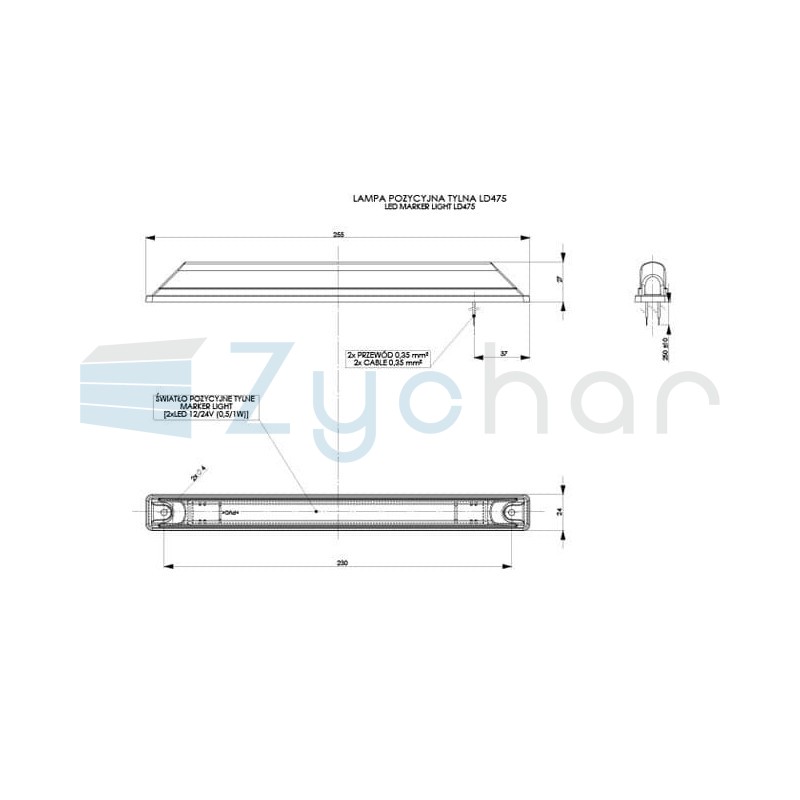 LD 475 marker lamp
