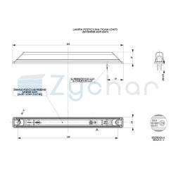 Obrysová lampa LD 473