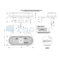 Obrysová lampa LD 624
