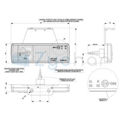 Hängemarkierungsleuchte LD 458L