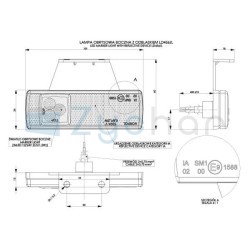 Závěsná obrysová lampa LD 456L