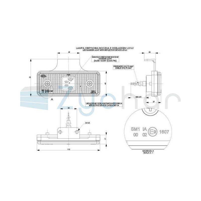 LD 161 marker lamp