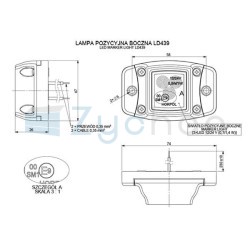 Markierungsleuchte auf Gummisockel LD 438
