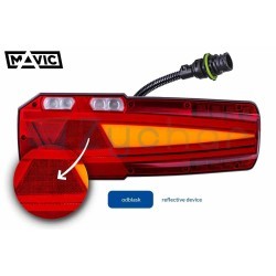 MAVIC LZD 3011 rear lamp with socket and reflector