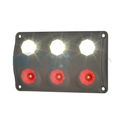 Interior lighting lamp, rectangular LWD 2325
