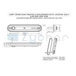 Innenbeleuchtungslampe LWD 2528