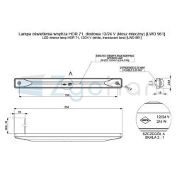 LWD 961 interior lighting lamp