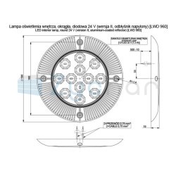 LWD 960 Innenbeleuchtungslampe