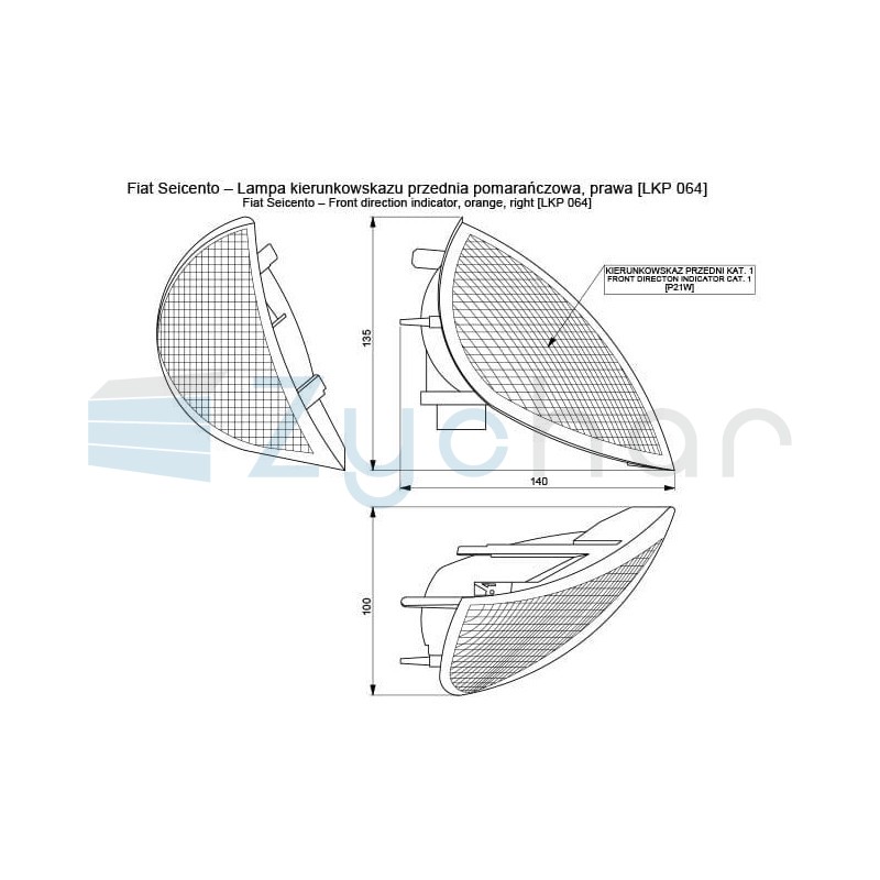 Direction indicator LKP 064