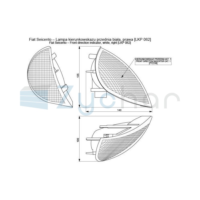 Direction indicator LKP 062