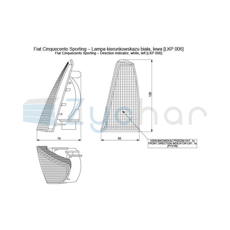 Direction indicator LKP 006