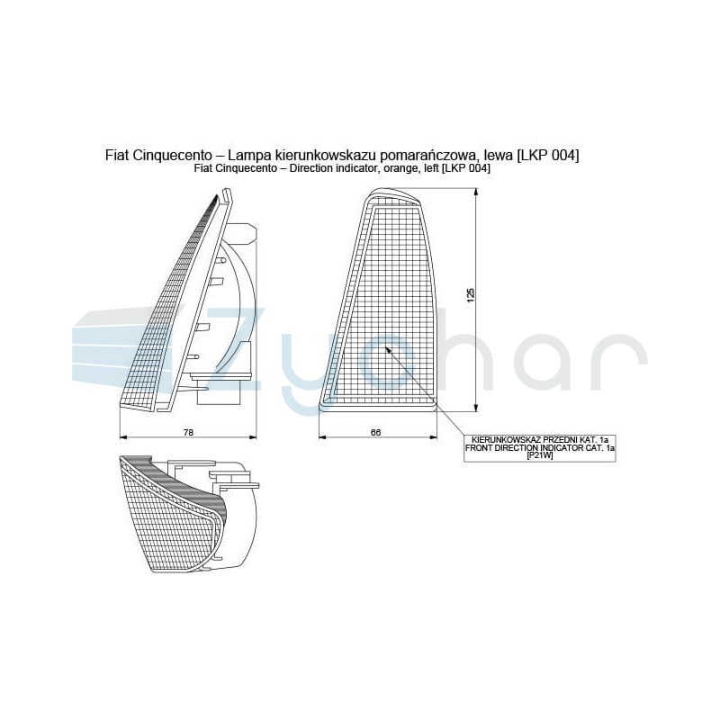 Direction indicator LKP 004