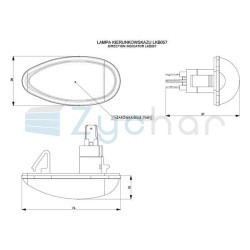 Direction indicator LKB 057