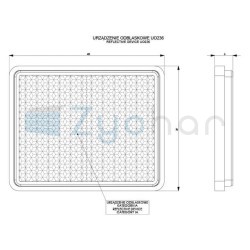 Odblask ozdobny UO 236