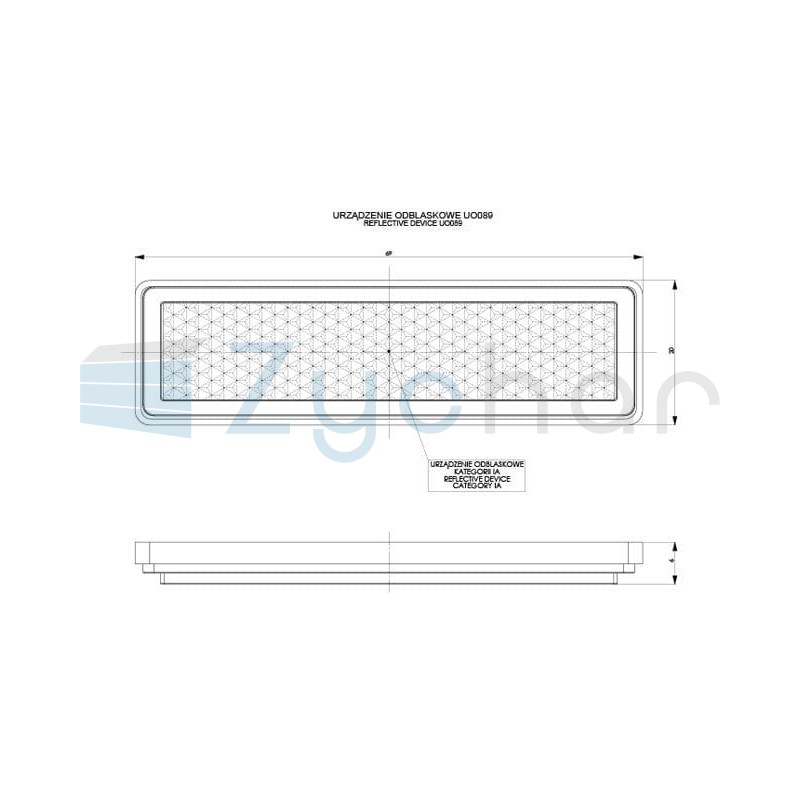 Decorative reflector UO 089