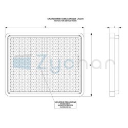 Decorative reflector UO 234