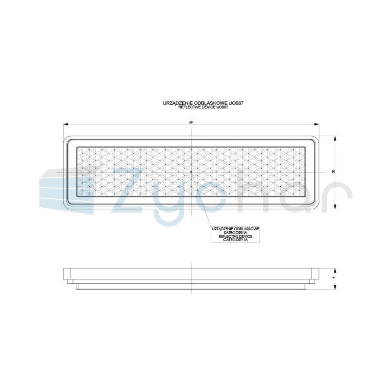 Decorative reflector UO 087