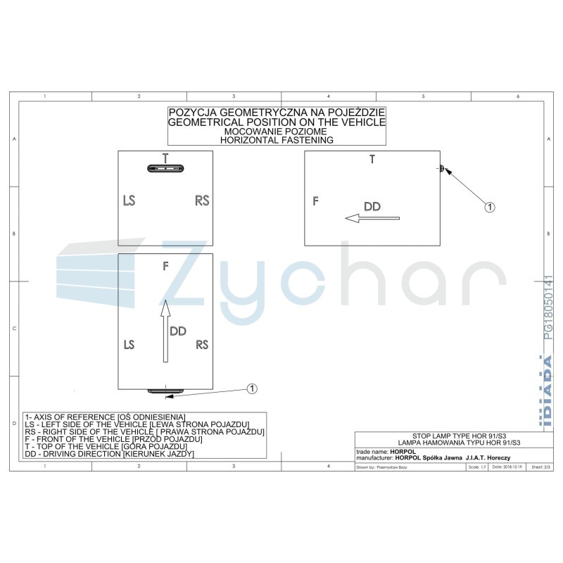 brake lamp LSD 2524