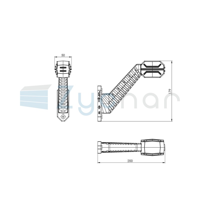 LD 3063 Lampa obrysowa Dragon