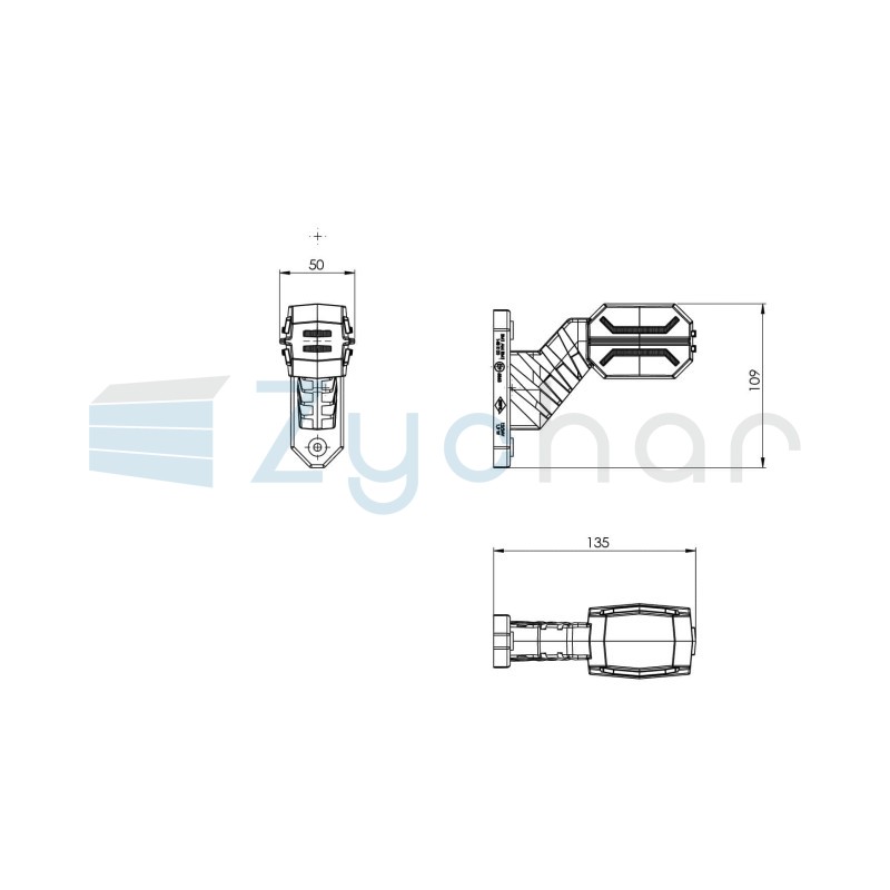 LD 3063 Lampa obrysowa Dragon