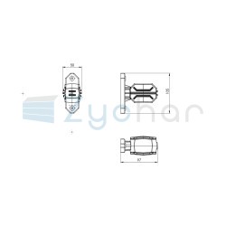LD 3063 Lampa obrysowa Dragon