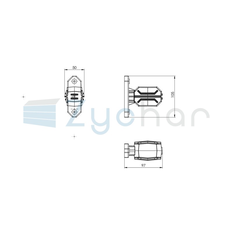 LD 3063 Lampa obrysowa Dragon