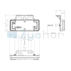 Slim XS obrysová lampa - LD 2516