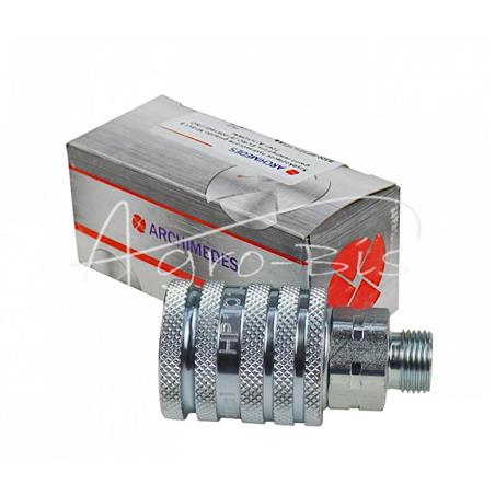 Szybkozłącze hydrauliczne gniazdo        M18x1.5 gwint zewnętrzny EURO PUSH-PULL (9100818G) (ISO 7241-A) HYDRAL PREMIUM-1000230