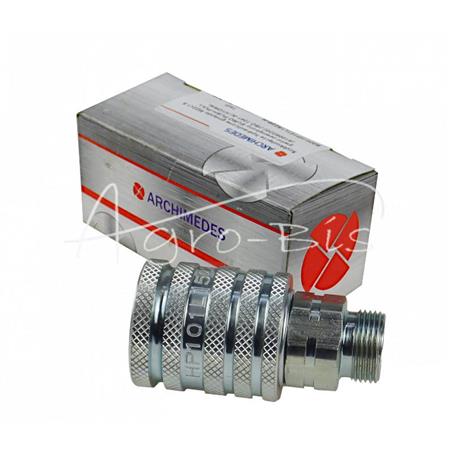 Szybkozłącze hydrauliczne gniazdo        M22x1.5 gwint zewnętrzny EURO PUSH-PULL (9100822G) (ISO 7241-A) HYDRAL PREMIUM-1000235