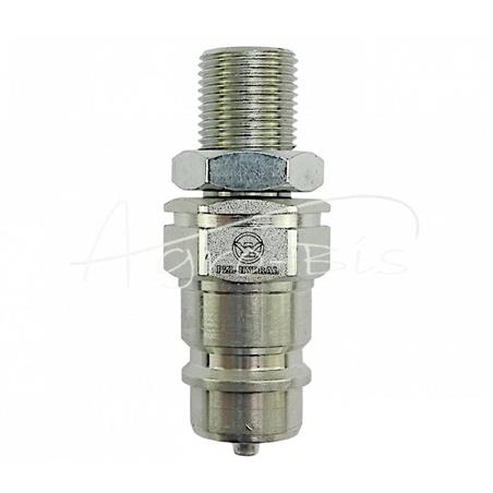 Szybkozłącze hydrauliczne wtyczka long M18x1.5 gwint zewnętrzny EURO (9100818W) (ISO 7241-A) HYDRAL-1004536