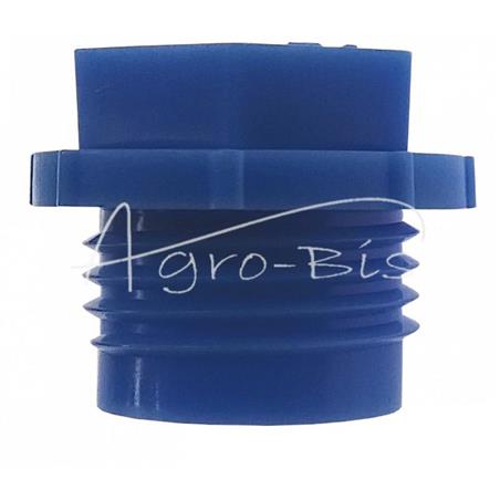 Zaślepka korek pokrywa z tworzywa         sztucznego (osłona przeciwpyłowa) z gwintem zewnętrznym 5/8`` niebieskie (sprzedawane 