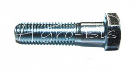 Śruba z łbem 6-kątnym niepełny gwint      M12x50 kl.5.8 DIN931 biały ocynk-985120