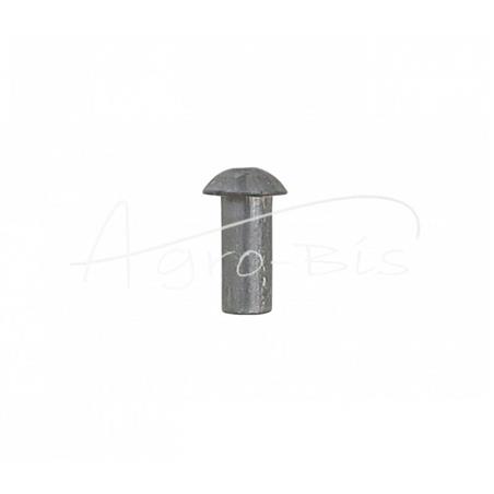 Nit aluminiowy 2.5x6 łeb kulisty DIN660   DIN124 ( sprzedawane po 100 szt ) widoczna cena za 1 sztukę-1011204