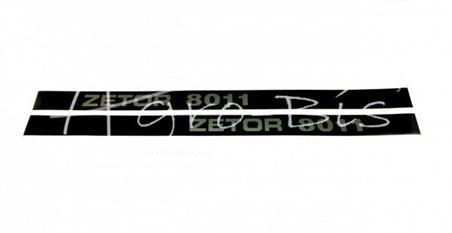 Komplet znaków - emblematów Zetor 8011 -970533