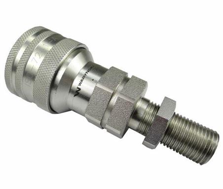 Szybkozłącze hydrauliczne gniazdo long M16x1.5 gwint zewnętrzny EURO (9100816GL) (ISO 7241-A) Waryński-45529