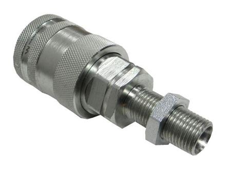 Szybkozłącze hydrauliczne gniazdo long M16x1.5 gwint zewnętrzny EURO PUSH-PULL (9100816GL) (ISO 7241-A) Waryński-46180