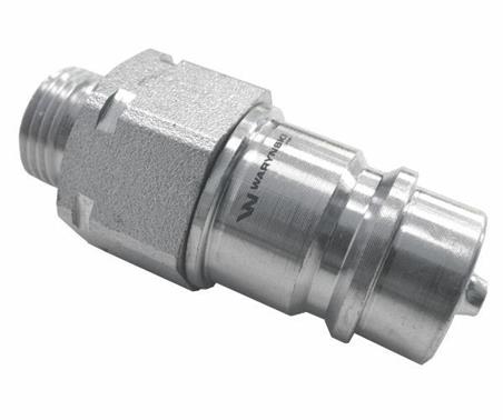Szybkozłącze hydrauliczne wtyczka M18x1.5 gwint zewnętrzny EURO (9100818W) (ISO 7241-A) Waryński-45420