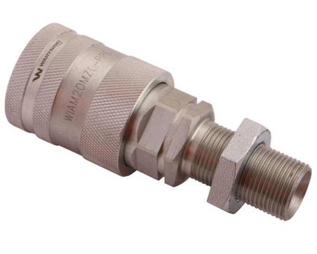 Szybkozłącze hydrauliczne gniazdo long z eliminatorem ciśnienia M20x1.5 gwint zewnętrzny EURO PUSH-PULL (ISO 7241-A) Waryński-57