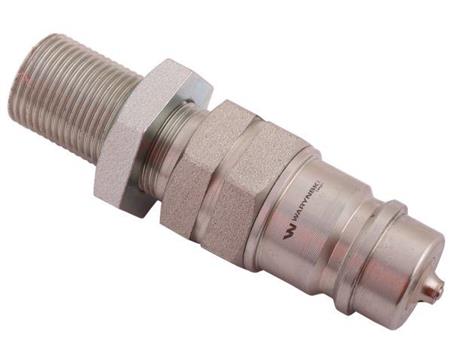 Szybkozłącze hydrauliczne wtyczka long z eliminatorem ciśnienia M20x1.5 gwint zewnętrzny EURO (ISO 7241-A) Waryński-57065