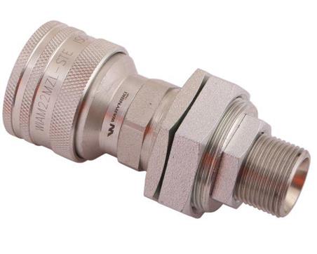 Szybkozłącze hydrauliczne gniazdo long z eliminatorem ciśnienia M22x1.5 gwint zewnętrzny EURO (504900) (9199822G/ST) (ISO 7241-A