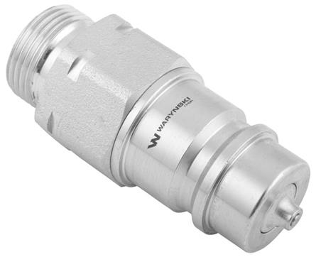 Szybkozłącze hydrauliczne wtyczka M22x1.5 gwint zewnętrzny EURO (9100822W) (ISO 7241-A) Waryński  (opakowanie 10szt)-733519