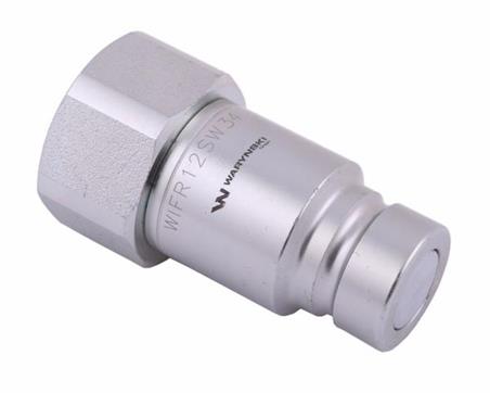 Szybkozłącze hydrauliczne suchoodcinające (rozmiar 1/2) wtyczka G3/4"BSP gwint wewnętrzny ISO16028 Waryński-50257