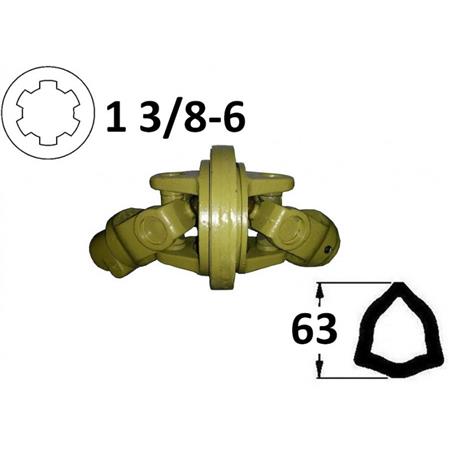 Kompletny przegub homokinetyczny na rurę 63mm-1039555