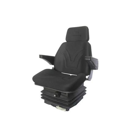 Fotel z amortyzacją pneumatyczną, podłokietnikami i zagłówkiem  AMA SEAT-1031230