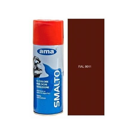 Farba w sprayu RAL 8011, acrylic enamel, 400ml-1034555