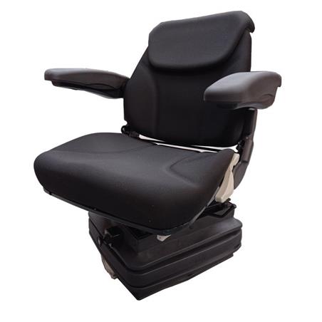Fotel z amortyzacją pneumatyczną, płytą obrotową, pdłokietnikami i zagłówkiem- wersja comfort AMA SEAT  MSG95G/721-1034990