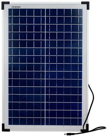 Panel słoneczny 25W z mocowaniem, do elektryzatorów z gniazdem solarnym, Kerbl-1047809