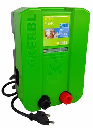 Elektryzator sieciowy TITAN N 5500 dla koni, bydła, owiec i kóz, 5,5 J, Kerbl-1054091