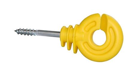 Izolator do plecionek i drutu BASIC, żółty, Kerbl-1048813
